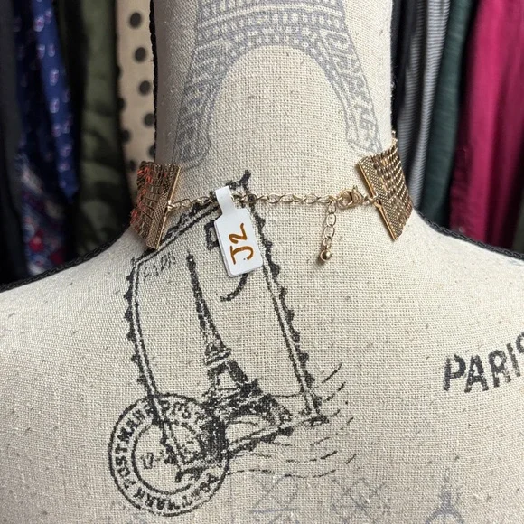 NWOT Thick Gold Choker - Picture 2 of 14